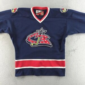 Vintage Columbus Blue Jackets Jersey Mens Youth Large/XL NHL Pro Player 2000s